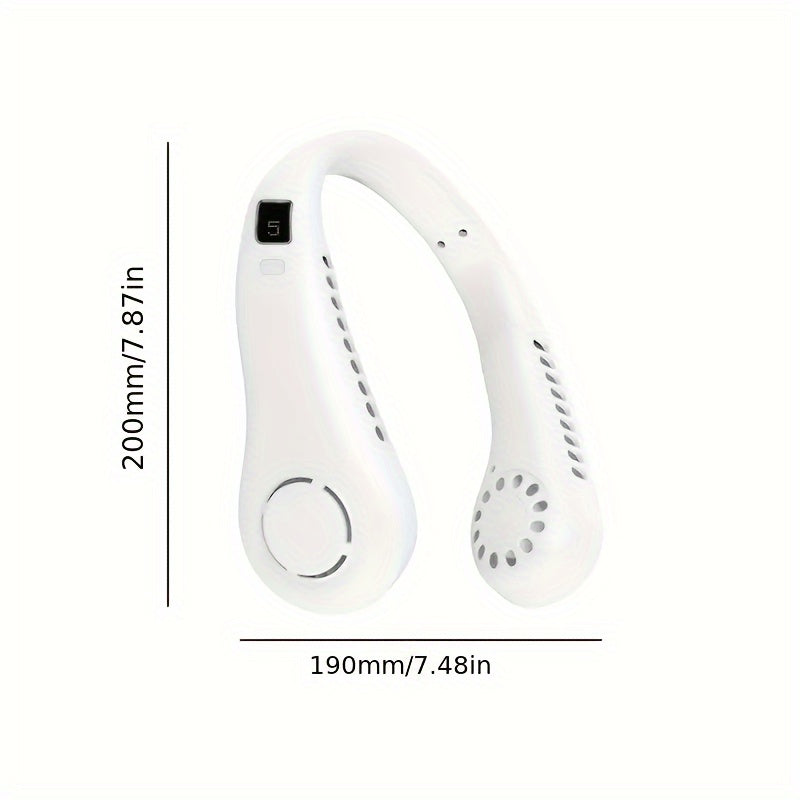 Neck fan hands-free wearable design