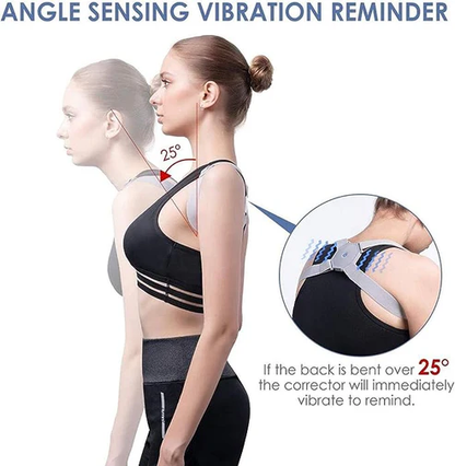 Smart posture corrector vibration reminder