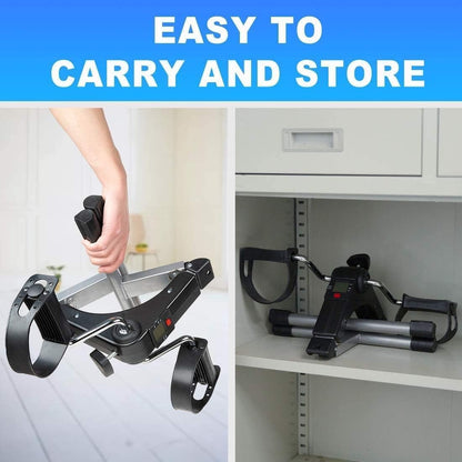 Pedal exerciser foldable design