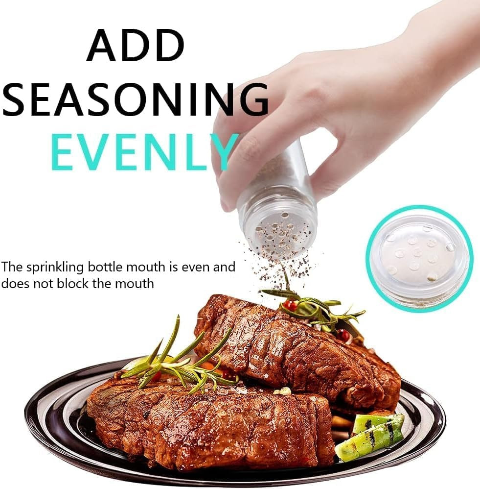 Spice rack funnel and jars