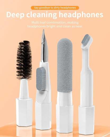 Cleaning brush kit compact case