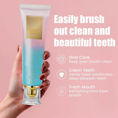 Whitening toothpaste fresh mint flavor