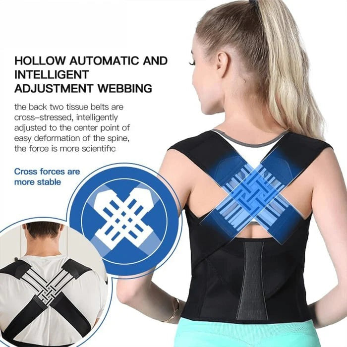 Posture belt adjustable straps