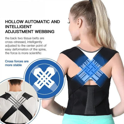 Posture belt adjustable straps