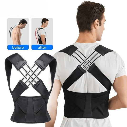 Adjustable posture corrector belt