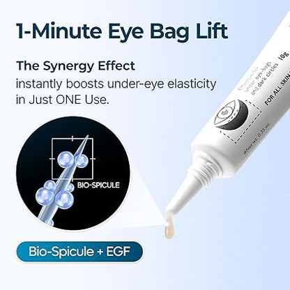 Eyebag and dark circle cream jar