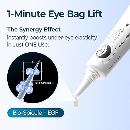 Eyebag and dark circle cream jar