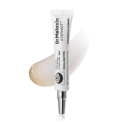 Eyebag cream texture and application