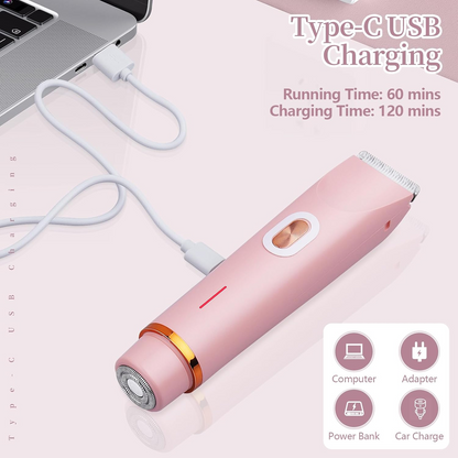 Shaver USB rechargeable battery