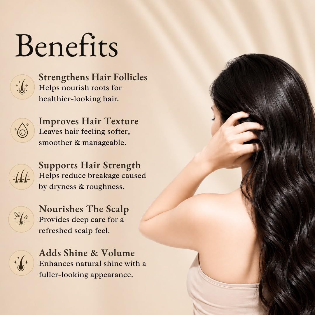 Herbal Hair Oil application on scalp