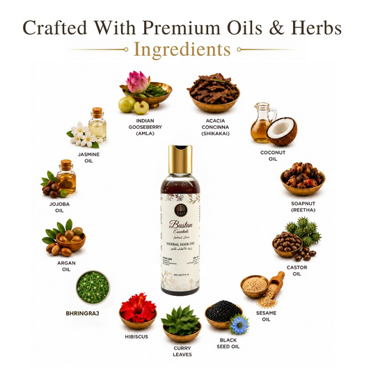 Herbal Hair Oil 200ml bottle